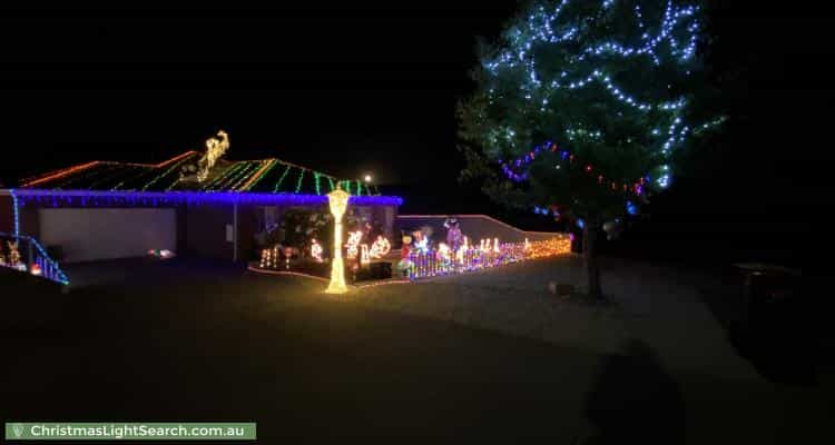 Christmas Light display at  Sports Avenue, Kilmore