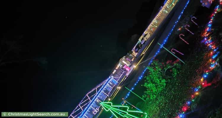 Christmas Light display at 9 Palomino Court, Roseworthy