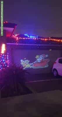 Christmas Light display at 17 Clarendon Drive, Keysborough