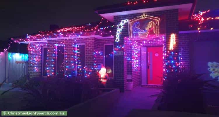 Christmas Light display at 17 Clarendon Drive, Keysborough