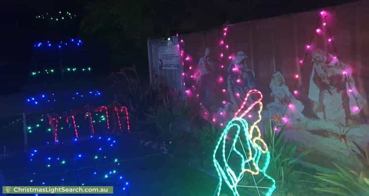 Christmas Light display at 17 Clarendon Drive, Keysborough