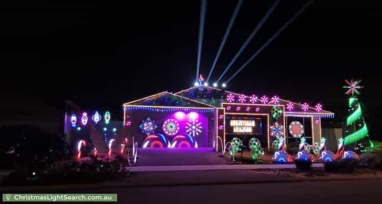 Christmas Light display at 8 Malleefowl Way, Alkimos