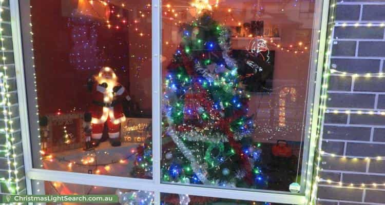 Christmas Light display at 14 Vantage Place, Redbank Plains