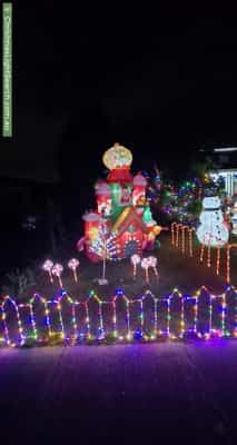 Christmas Light display at 7 Elmhurst Road, Gladstone Park