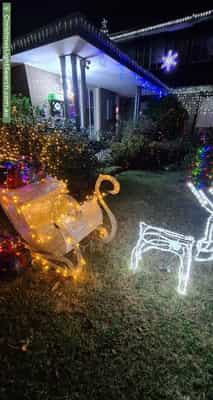 Christmas Light display at 7 Elmhurst Road, Gladstone Park