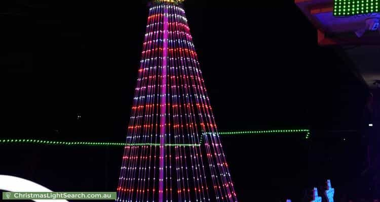 Christmas Light display at 86 College Way, Boondall