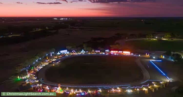 Christmas Light display at 357 Balfour Ogilvy Avenue, Loxton North