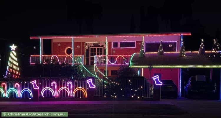Christmas Light display at 18 Temira Crescent, Larrakeyah