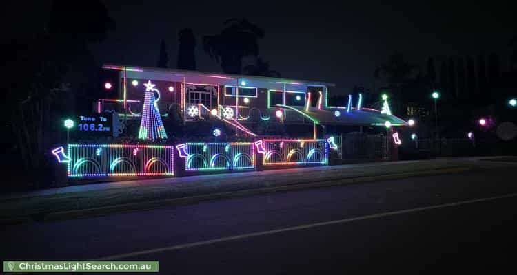 Christmas Light display at 18 Temira Crescent, Larrakeyah