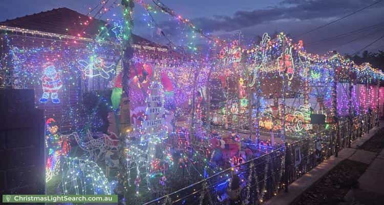 Christmas Light display at 45 Days Road, Croydon Park