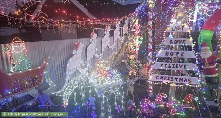 Christmas Light display at 45 Days Road, Croydon Park