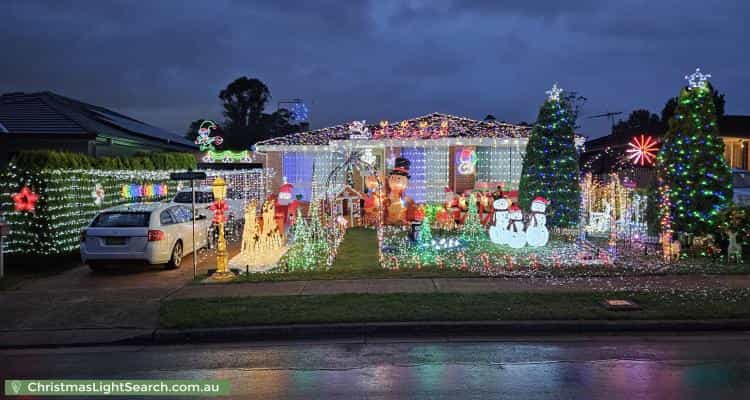 Christmas Light display at 52 Lyall Avenue, Dean Park