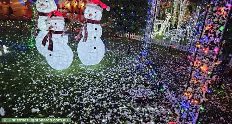 Christmas Light display at 52 Lyall Avenue, Dean Park