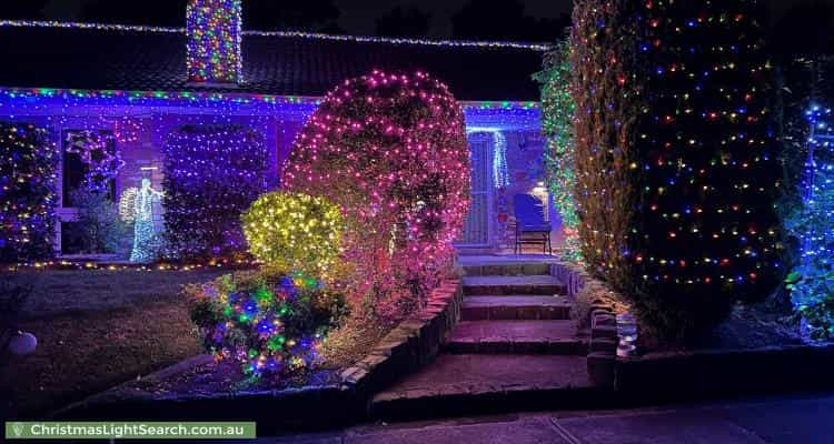 Christmas Light display at 13 Lascelle Drive, Vermont South
