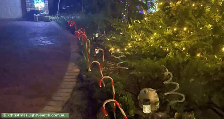 Christmas Light display at 20 Caradon Drive, Truganina