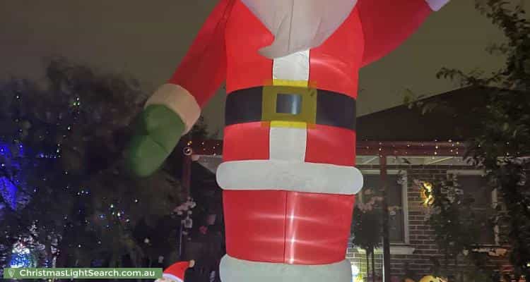 Christmas Light display at 20 Caradon Drive, Truganina