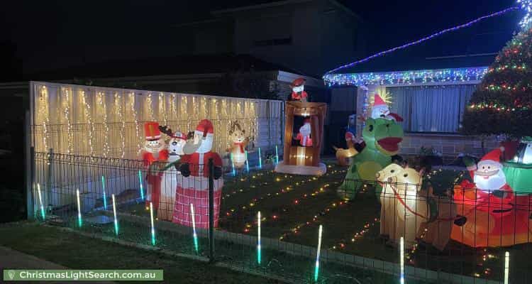 Christmas Light display at 39 Naretha Street, Holden Hill