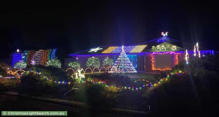 Christmas Light display at 9 James Road, Lewiston