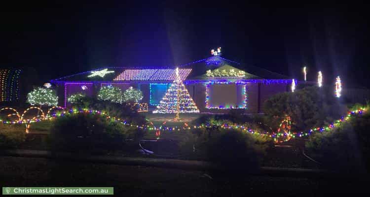 Christmas Light display at 9 James Road, Lewiston