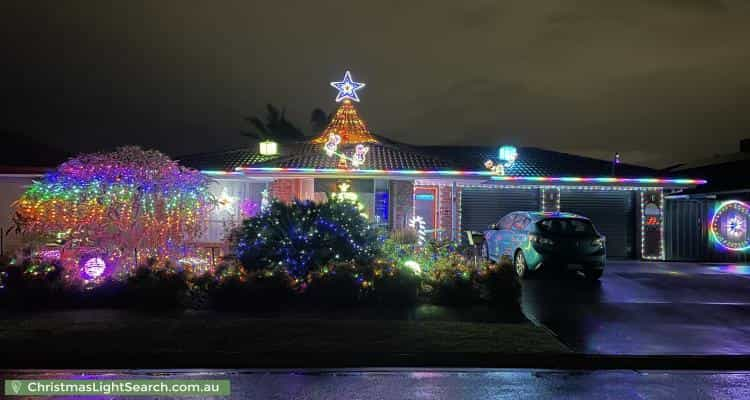 Christmas Light display at 21 Stockman Place, Walkley Heights