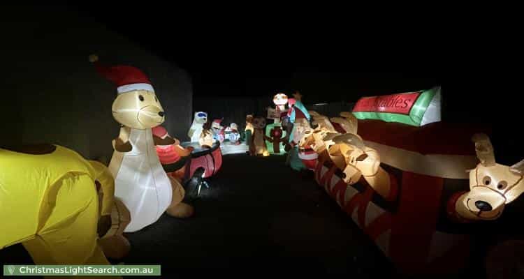 Christmas Light display at 225 Brownes Road, Coolup