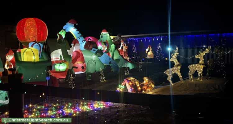 Christmas Light display at 225 Brownes Road, Coolup