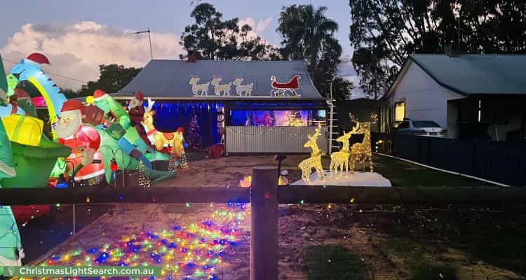 Christmas Light display at 225 Brownes Road, Coolup