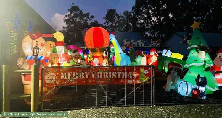 Christmas Light display at 225 Brownes Road, Coolup