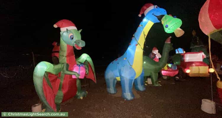 Christmas Light display at 225 Brownes Road, Coolup
