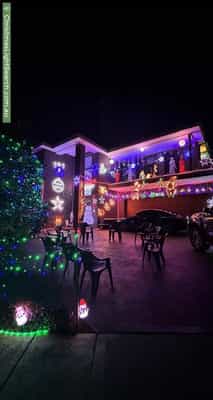 Christmas Light display at 16B Thorn Street, Pennant Hills