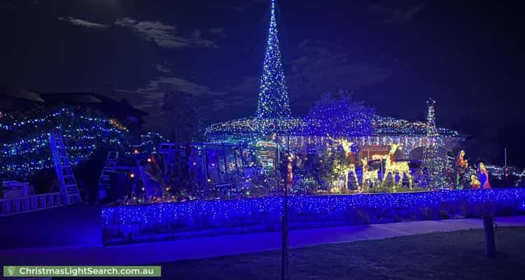 Christmas Light display at 12 Thorn Street, Pennant Hills