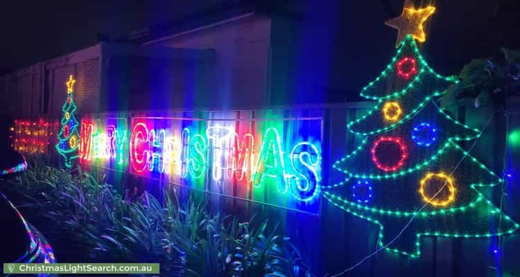 Christmas Light display at 102 Baker Street, Glengowrie