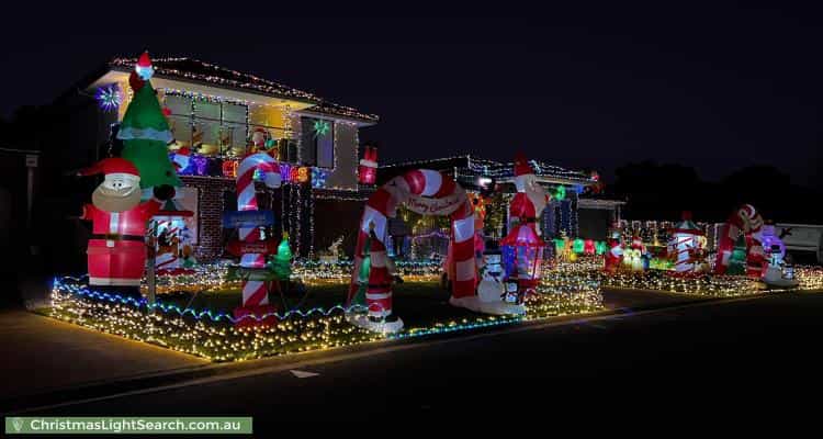 Christmas Light display at 4 Florence Street, Mount Martha