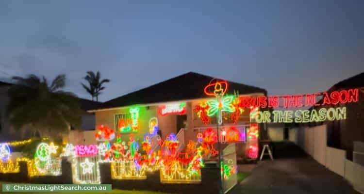 Christmas Light display at 13 Waratah Street, Punchbowl