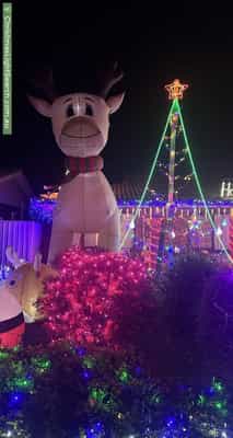 Christmas Light display at 2 Cannes Avenue, Grange