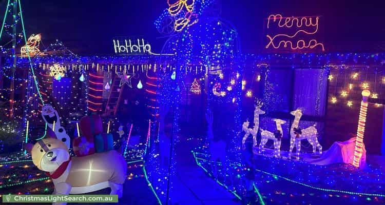 Christmas Light display at 2 Cannes Avenue, Grange