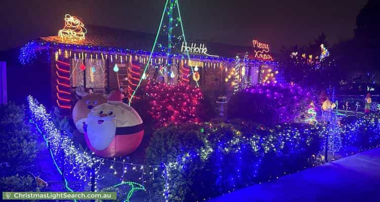 Christmas Light display at 2 Cannes Avenue, Grange