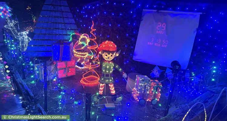 Christmas Light display at 2 Cannes Avenue, Grange