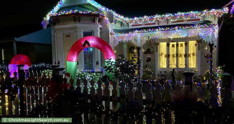 Christmas Light display at 41A Elizabeth Street, Mayfield