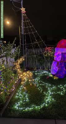 Christmas Light display at 41A Elizabeth Street, Mayfield