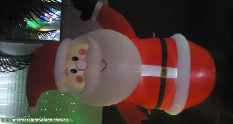 Christmas Light display at 48 Redford Street, Kingston