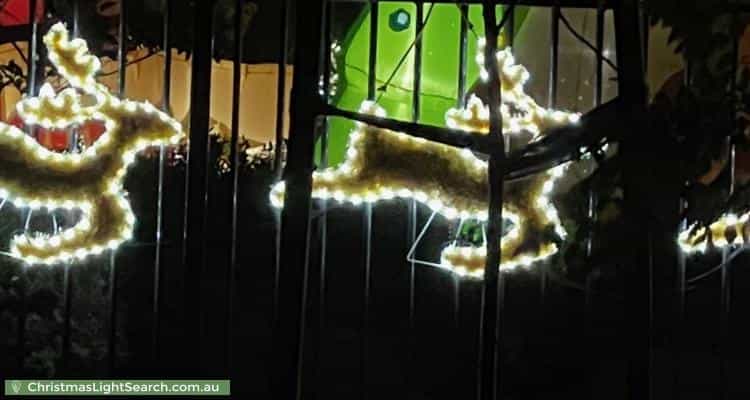 Christmas Light display at 49 Second Avenue, Sefton Park