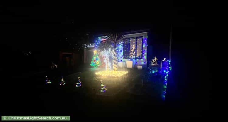 Christmas Light display at 23 Cascade Way, Pakenham