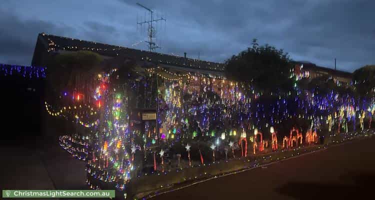 Christmas Light display at 3 Meehan Close, Karabar