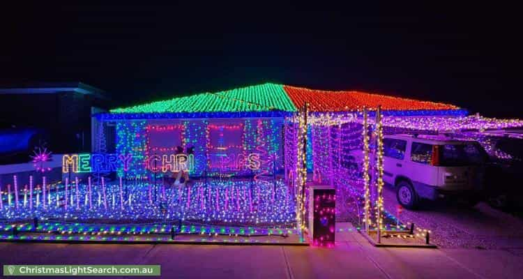 Christmas Light display at 41 Mina Parade, Hackham