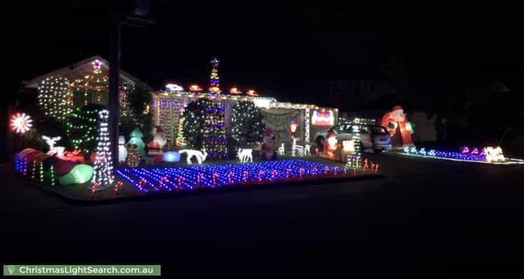 Christmas Light display at 3 Campbell Street, Diamond Creek