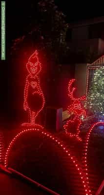 Christmas Light display at 91 Hennessy Avenue, Moorebank