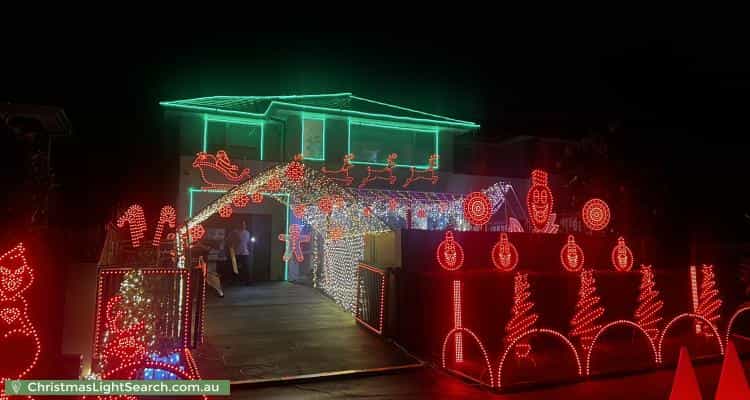 Christmas Light display at 91 Hennessy Avenue, Moorebank