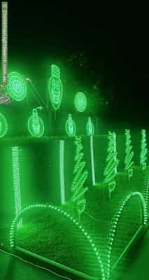 Christmas Light display at 91 Hennessy Avenue, Moorebank
