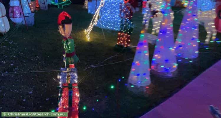 Christmas Light display at 1 Waratah Street, Melton South
